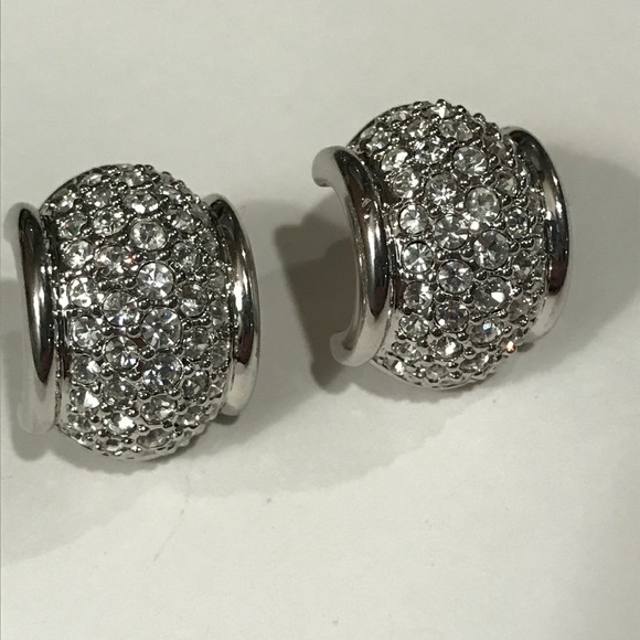 Swarovski signed (swan stamped) earrings - Picture 2 of 4